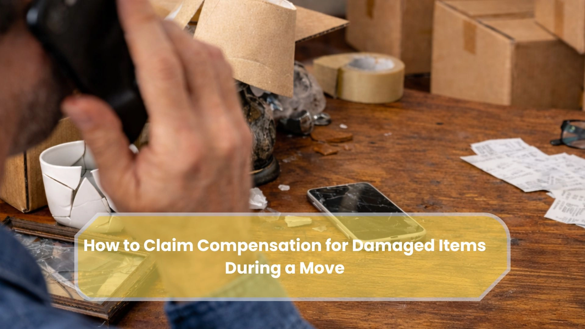 How to Claim Compensation for Damaged Item During Move